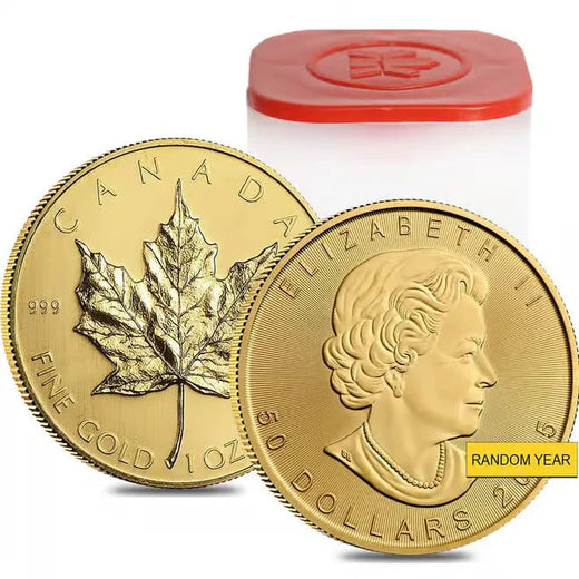 1 oz Canadian Gold Maple Leaf $50 Coin (Random Year) image 1